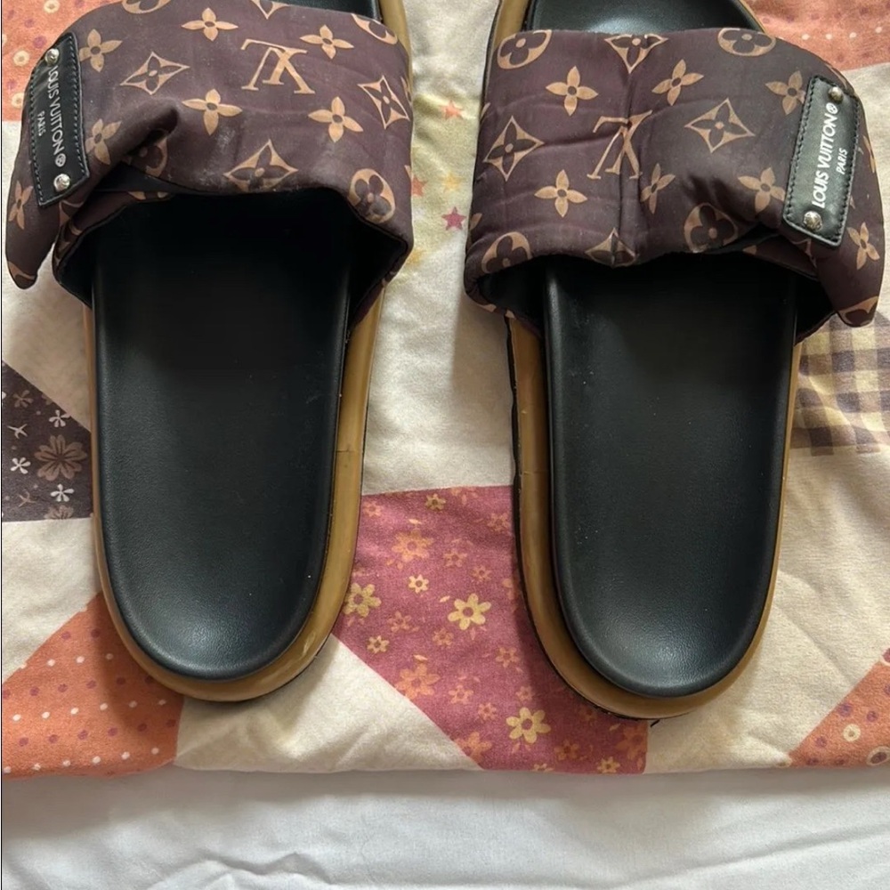 Louis Vuitton Brown Monogram Sandals